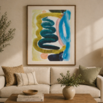 Abstract Watercolor Wall Art Print