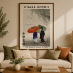 Ohara Koson “Two Women in the Rain” Printable Wall Art