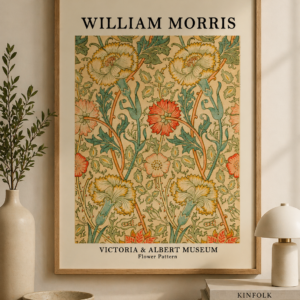 William Morris Floral Pattern Printable Wall Art